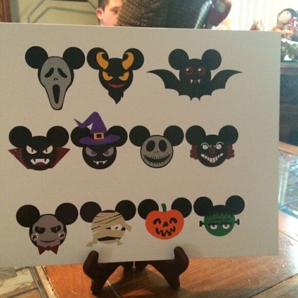 Halloween Mickey Mouse canvas picture - Picture 1 of 6